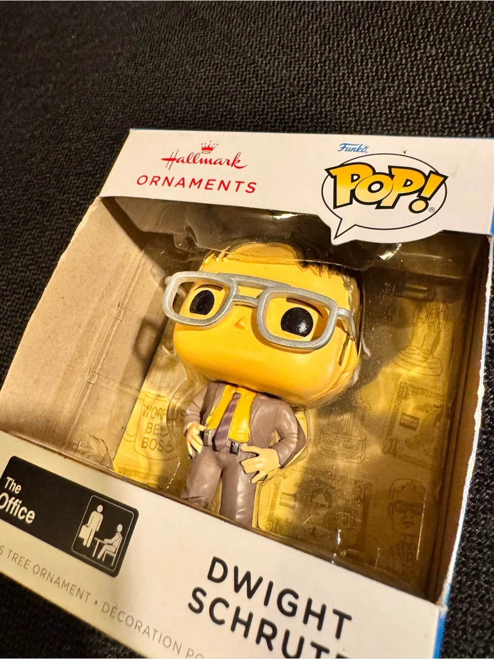Hallmark Funko POP! Dwight Schrute Christmas Tree Ornament The Office NIB